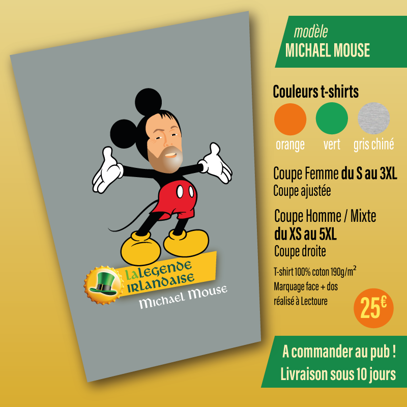 T-Shirt - Michael Mouse – Image 7